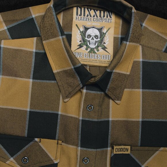 DIXXON FLANNEL - 5 CLICKS OUT Flannel Shirt - Men's 2XL - Picture 9 of 13
